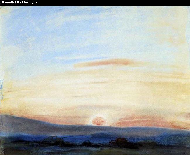 Eugene Delacroix Study of Sky